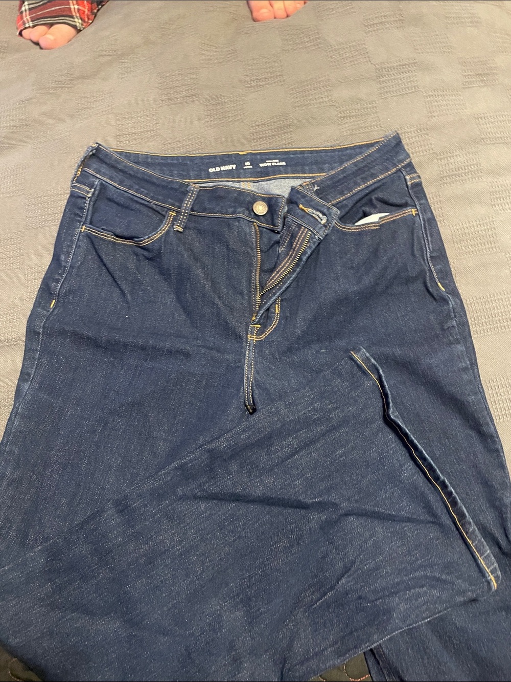 Old Navy Dark Blue Women's Jeggings with Skirt-Front Panel